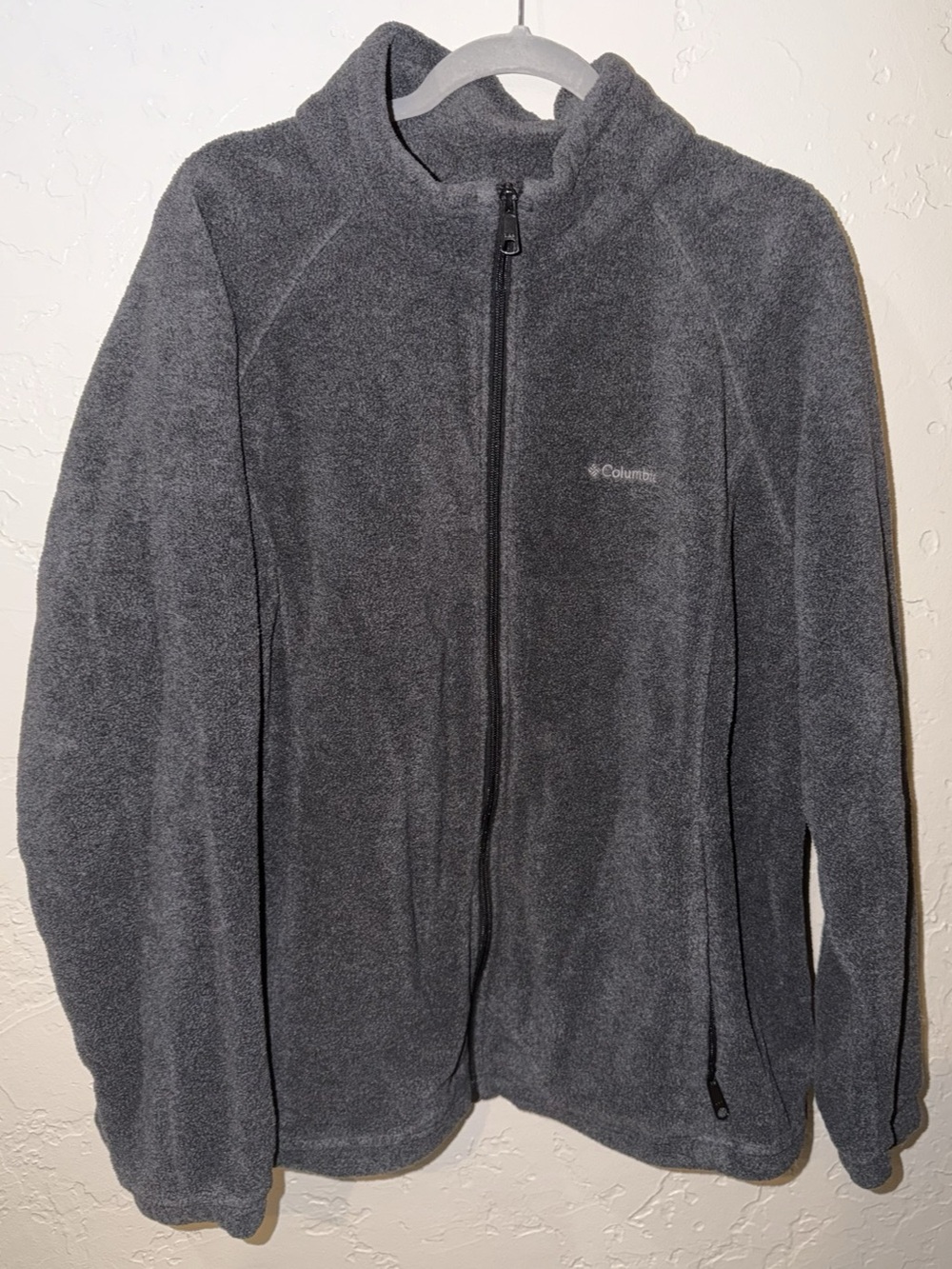 Columbia Benton Springs Full Zip Fleece Jacket Gray Size 3X